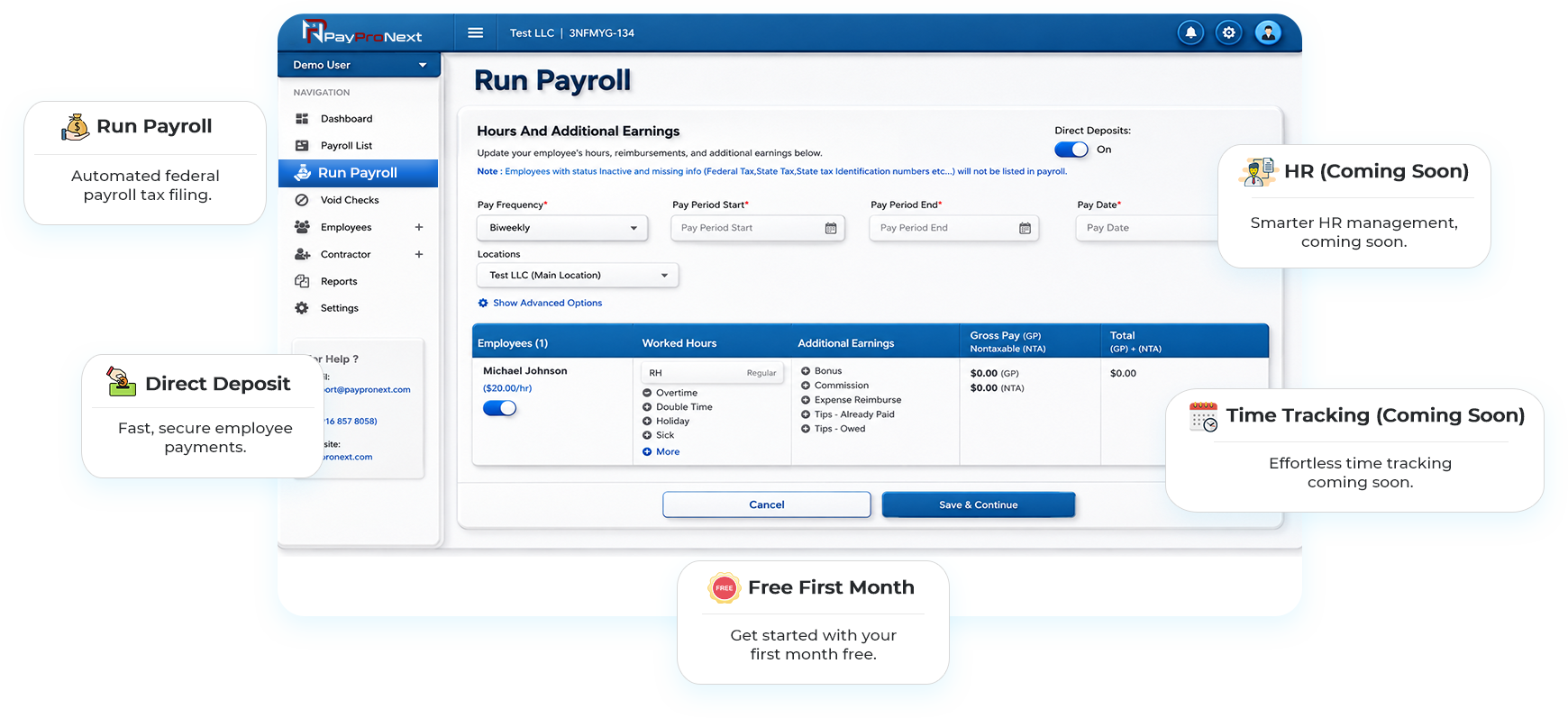 PayProNext Desktop Dashboard