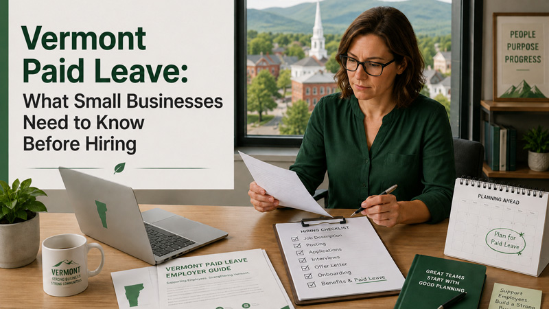 Vermont Paid Leave: What Small Businesses Need to Know Before Hiring