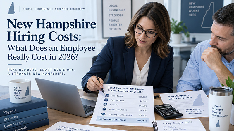 New Hampshire Hiring Costs: What Does an Employee Really Cost in 2026?