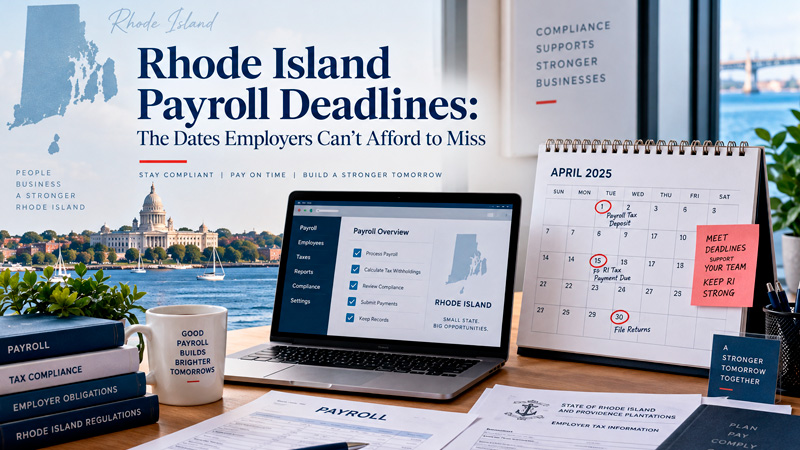 Rhode Island Payroll Deadlines: The Dates Employers Can't Afford to Miss