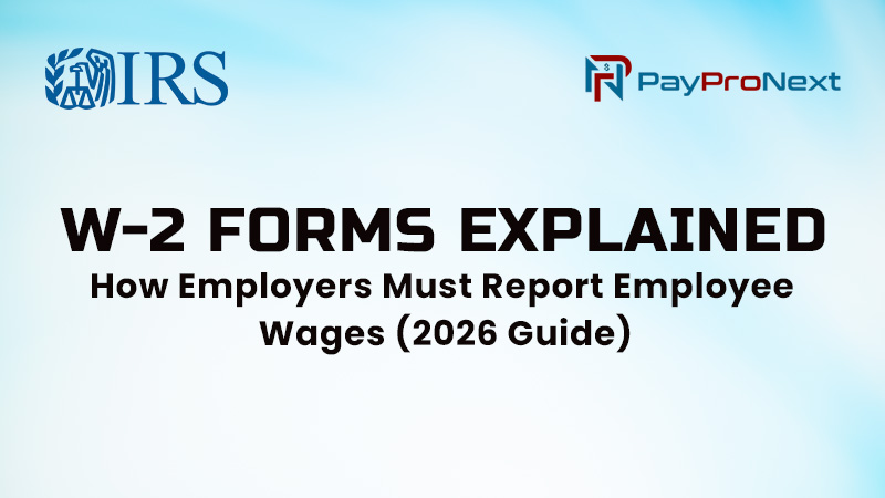W-2 Forms Explained: How Employers Must Report Employee Wages (2026 Guide)