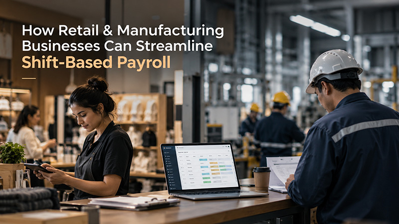 How Retail & Manufacturing Businesses Can Streamline Shift-Based Payroll