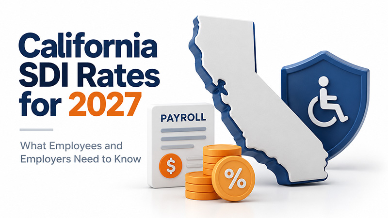 California SDI Rates for 2027: What Employees and Employers Need to Know